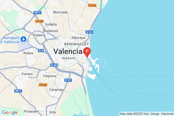 Barco de la Navidad - Valencia,Plaza de L'ona, en La Marina de València.